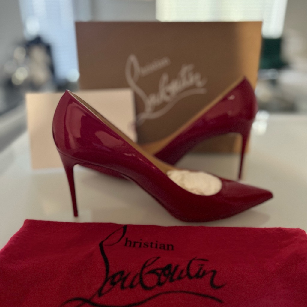 Christian Louboutin Red Model Kate 85 Used Only Once